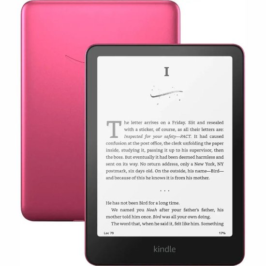 E-Book Reader AMAZON Kindle Paperwhite 2024, Ad, 7", 16GB, Bluetooth, rozi