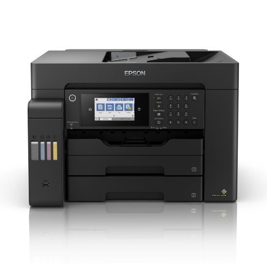 Multifunkcijski printer EPSON EcoTank L15150, printer/scanner/copy/fax, A3, 4800 dpi, USB, LAN, WiFi, crni