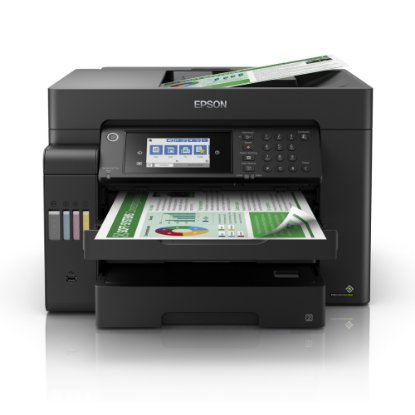 Multifunkcijski printer EPSON EcoTank L15150, printer/scanner/copy/fax, A3, 4800 dpi, USB, LAN, WiFi, crni