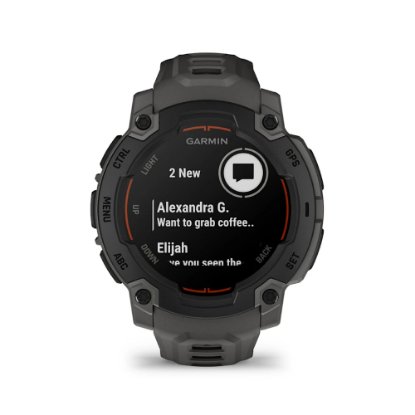 IZLOŽBENI - Pametni sat GARMIN Instinct E 45mm, GPS, HR, pametne obavijesti, crni