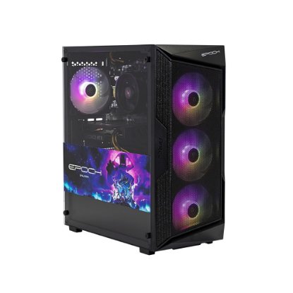 Računalo EPOCH Gaming PC Galaxia / Ryzen 5 5600, 16GB DDR4, 1TB SSD NVMe, nVidia GeForce RTX 4060 8GB, WiFi, bez OS, crno
