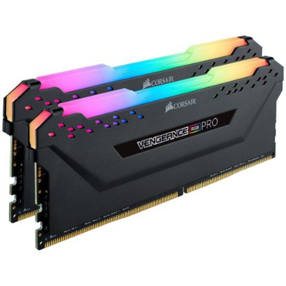 Memorija PC-25600, 16GB, CORSAIR CMW16GX4M2C3200C16 Vengeance RGB Pro, DDR4 3200Mhz, 2x8GB kit