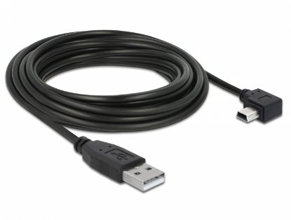 Kabel DELOCK, USB 2.0, USB-A (M) na USB mini-B 5-pin (M), 5m