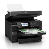 Multifunkcijski printer EPSON EcoTank L15150, printer/scanner/copy/fax, A3, 4800 dpi, USB, LAN, WiFi, crni