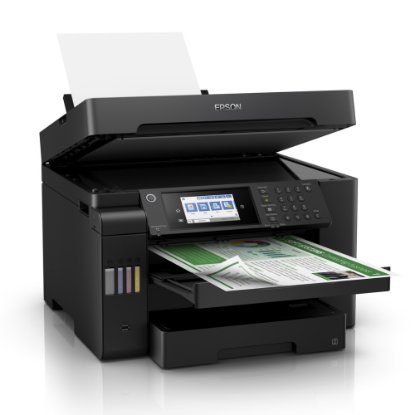 Multifunkcijski printer EPSON EcoTank L15150, printer/scanner/copy/fax, A3, 4800 dpi, USB, LAN, WiFi, crni