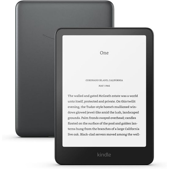 E-Book Reader AMAZON Kindle Paperwhite 2024, Ad, 7", 16GB, Bluetooth, crni