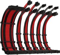 Produžni kablovi za napajanje ANTEC PSU Extension Kit 6 pack, crno-crveni