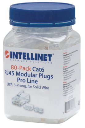 UTP konektor INTELLINET Cat6 RJ45 Modular Pro Line - 80 Kom