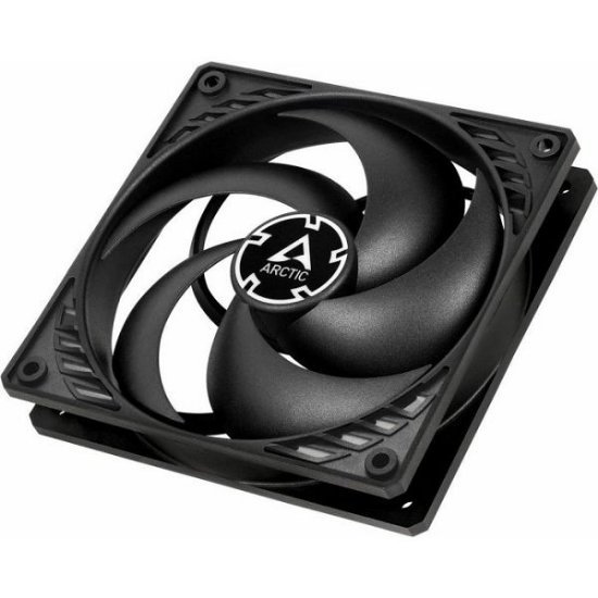 Ventilator ARCTIC P12 PWM, 120mm, 1800 okr/min, black/black
