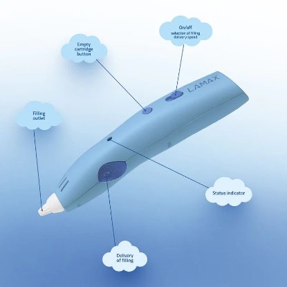 3D olovka LAMAX ArtKid1, USB-C, plava