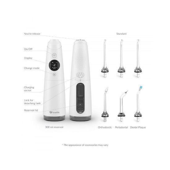 Oralni tuš TRUELIFE AquaFloss Compact C300, bijeli