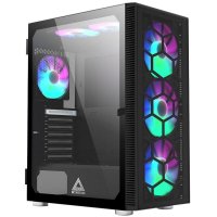 Računalo LINKS Gaming G240A / Ryzen 5 5600, 16GB DDR4, 1TB SSD NVMe, nVidia GeForce RTX 5060 8GB, WiFi, bez OS, crno
