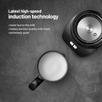 Pjenilica za mlijeko LAUBEN 550BC, 550W, 300ml, crna