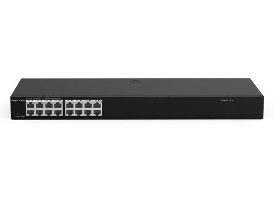 Switch RUIJIE-REYEE RG-ES216GC, 10/100/1000 Mbps, 16-port, crni