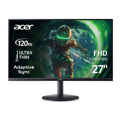 Monitor 27" ACER SA273G0bi, FHD, IPS, 120Hz, 4ms, 250cd/m2, crni