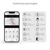 Monitor za bebe TRUELIFE NannyCam R3 Smart, za smartphone, audio i video