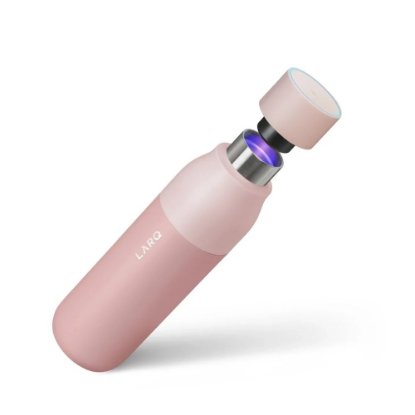 Termos boca LARQ PureVis, antibakterijska, UV, 0.5l, roza