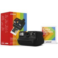 POLAROID instant fotoaparat GO Generation 2 Everything Box, fotoaparat + film, crni