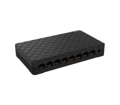 Switch RUIJIE-REYEE RG-ES08G, 10/100/1000 Mbps, 8-port, crni