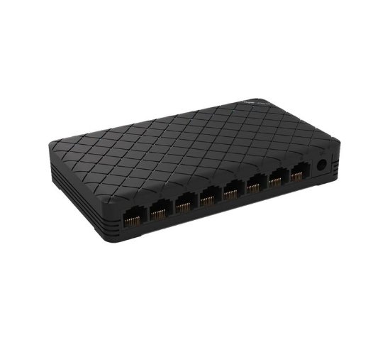 Switch RUIJIE-REYEE RG-ES08G, 10/100/1000 Mbps, 8-port, crni