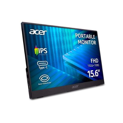 Prijenosni monitor 15.6" ACER PM161Q B1bmiuux, FHD, IPS, 60Hz, 4ms, 250cd/m2, crni
