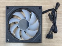 RABLJENI - Ventilator BIT FORCE BLOW PWM ARGB, 120mm, 1800 okr/min, obrnuti, crni