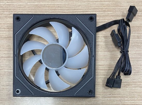 RABLJENI - Ventilator BIT FORCE BLOW PWM ARGB, 120mm, 1800 okr/min, obrnuti, crni