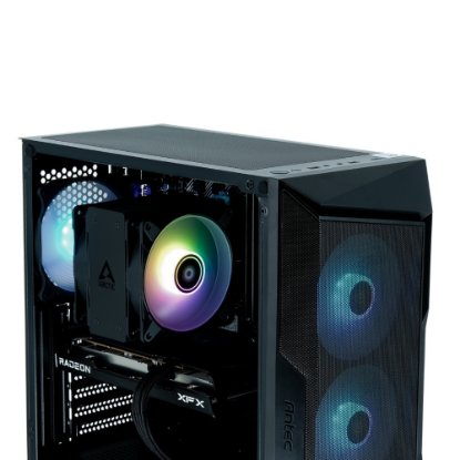 Računalo EPOCH Gaming PC Sirius / Ryzen 5 5600X, 16GB DDR4, 1TB SSD NVMe, AMD Radeon RX 6600 8GB, WiFi, Windows 11, crno