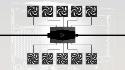 Case fan hub ARCTIC, PWM, SATA napajanje