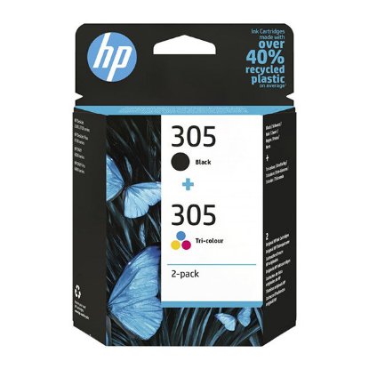 Tinta HP br. 305, 6ZD17AE, Crna + TriColor za DeskJet 2300/2700/4100/6000/6400