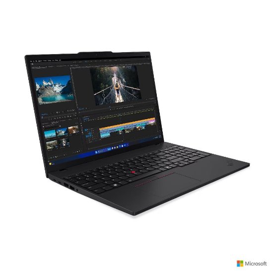 Laptop LENOVO T16 Gen 321MN009GSC+16GB / Core Ultra 5 125U, 32GB, 512GB SSD, Intel Graphics, 16" WUXGA IPS, Windows 11 Pro, crni