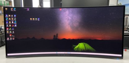 RABLJENI - Gaming monitor 34" DELL Alienware AW3423DWF, WQHD, QD-OLED, AMD FreeSync Premium Pro, 165Hz, 0.1ms, 250cd/m2, zakrivljeni, crni