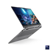 Laptop LENOVO Yoga 7 2-u-1 83JQ00ADSC / Core Ultra 7 258V, 32GB, 1TB SSD, Intel Arc Graphics, 14" 2,8K 120Hz OLED Touch, Windows 11 Pro, sivi