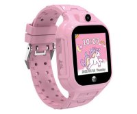 Dječji pametni sat FOREVER SeeMe! 3, 4G video pozivi, GPS, SOS gumb, vodootporan, rozi
