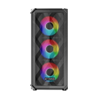 Kućište BIT FORCE PALADIN ARGB-4, MIDI, ATX, ARGB, crno, window, bez napajanja