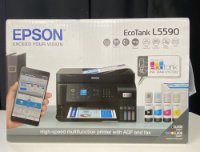 RABLJENI - Multifunkcijski printer EPSON ITS L5590, printer/scanner/copy/fax, Eco Tank, 4800 dpi, USB, WiFi, crni