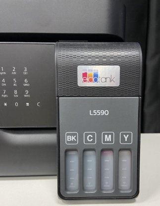 RABLJENI - Multifunkcijski printer EPSON ITS L5590, printer/scanner/copy/fax, Eco Tank, 4800 dpi, USB, WiFi, crni