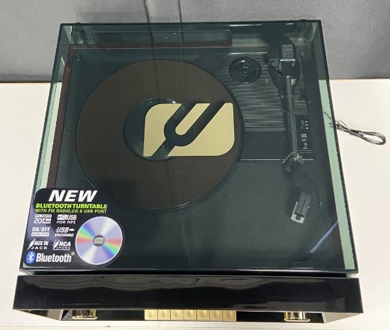 OPEN BOX - Mini linija MUSE MT-112W, CD/FM sa gramofonom, crna