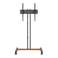 Nosač za TV MANHATTAN 462068, 34" - 55", 35kg, podni, mobilni, crno-smeđi