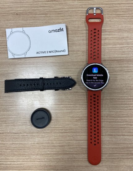 OPEN BOX - Pametni sat AMAZFIT Active 2 NFC Premium, 1.32" Amoled, pametne obavijesti, crni
