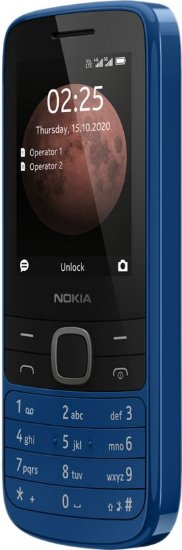 Klasični mobitel NOKIA 225 DS, 2.4", MicroSD, Dual SIM, kamera, plavi