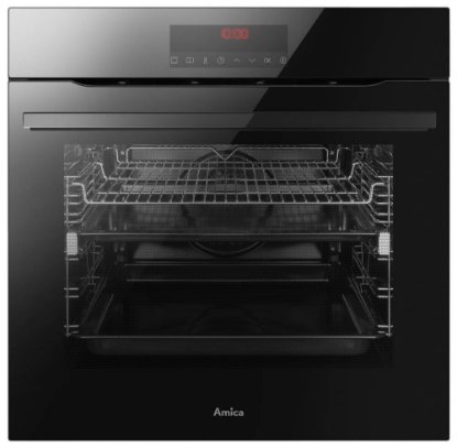 Ugradbena pećnica AMICA ED57527B, piroliza, 77 l, X type, energetski razred A+, crna