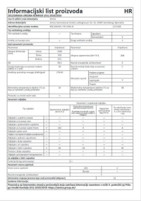 Hladnjak AMICA KGC15631R, kombinirani, 144 cm, 162/44 l, LINEAR cooling, energetski razred E, crveni