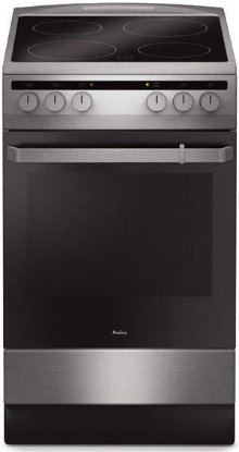 Električni štednjak AMICA 58CE2.30(Xv), 50 cm, 4 zone, 62 l, energetski razred A, inox