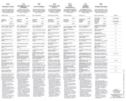 Teleskopska kuhinjska napa AMICA OTP6641BG, 60 cm, 389 m3/h, energetski razred D, crna