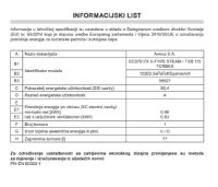 Ugradbena pećnica AMICA ED37617X, katalitička, 77 l, energetski razred A, inox