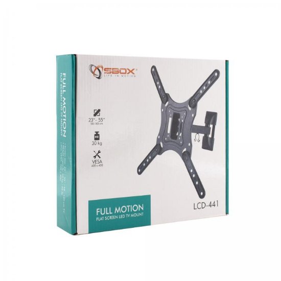Nosač zidni za TV SBOX LCD-441, 23"-55", zakretni