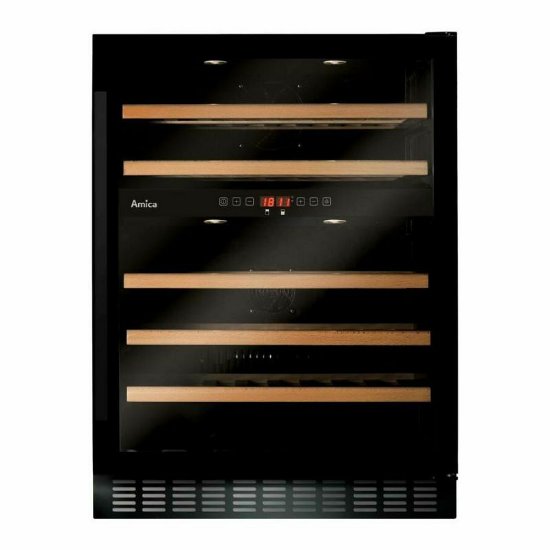 Hladnjak za vino AMICA WK 341 110-1 S, 45 boca, 82 cm, 125 l, energetski razred G, crni