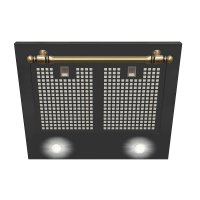 Kaminska kuhinjska napa AMICA OKC 6212 RA, Retro, 60 cm, 635 m3/h, energetski razred B, antracit crna