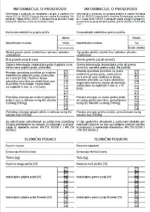 Ugradbena ploča AMICA AHI601, indukcija, 60 cm, 4 polja, staklokeramika, crna